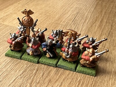 Warhammer Fantasy Zwerge 10x Musketenschützen / Dwarfs Thunderers