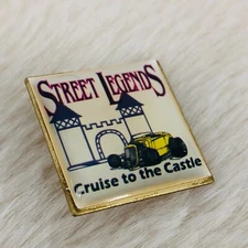 Street Legends Cruise to the Castle Souvenir Classic Hot Rod Car Lapel Pin
