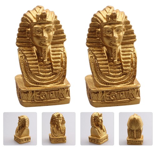2 Stück Ägyptische Wohndeko Sphinx Ägyptische Figur Ägyptische Statue Skulptur - Bild 10 von 12
