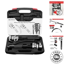 2-Piece Macpherson Strut Spring Compressor Tool Set - Max Load Safety Design