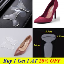 Silicone Shoe High Heel Insole Cushion Safe Pad Gel Grips Foot Heal Protector UK