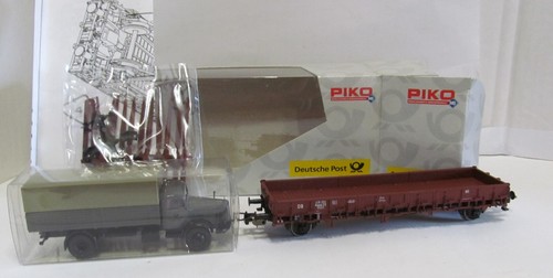 Piko H0 72095, 1:87, Rungenwagen mit Ladung LKW, DB, KKK, NEM, OVP, XU6532X | Condition: Gebraucht