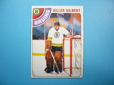 1978/79 O-PEE-CHEE NHL HOCKEY CARD #95 GILLES GILBERT EX/NM AUTO AUTOGRAPH OPC