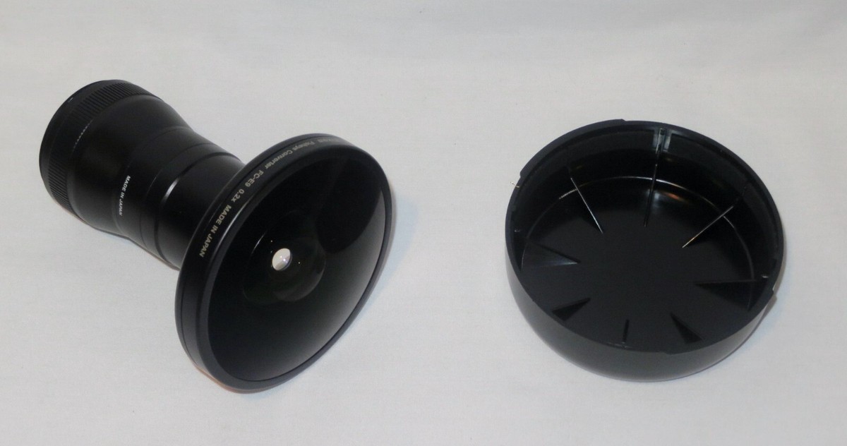Nikon Fisheye Converter FC-E9 0.2x w/46-52mm UR-E12 Step down Ring 