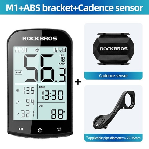 ROCKBROS Cycling Bicycle Bike Computer GPS Wireless ANT+ Waterproof Speedometer - Picture 47 of 48