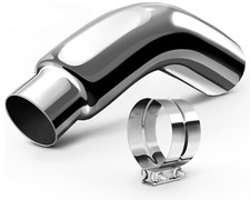 Exhaust Tip 5 Inch Diesel Exhaust Tip Elbow Tip With A Clamp 5 Inlet 6 New Exhaust Tip 5 Inch Diesel Exhaust Tip Elbow Tip With A Clamp 5 Inlet 6 New