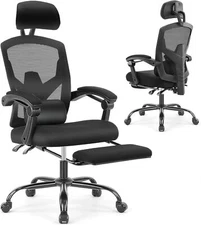 Ergonomic High Back Mesh Home Office Chair Computer Desk Task Chair Swivel Seat