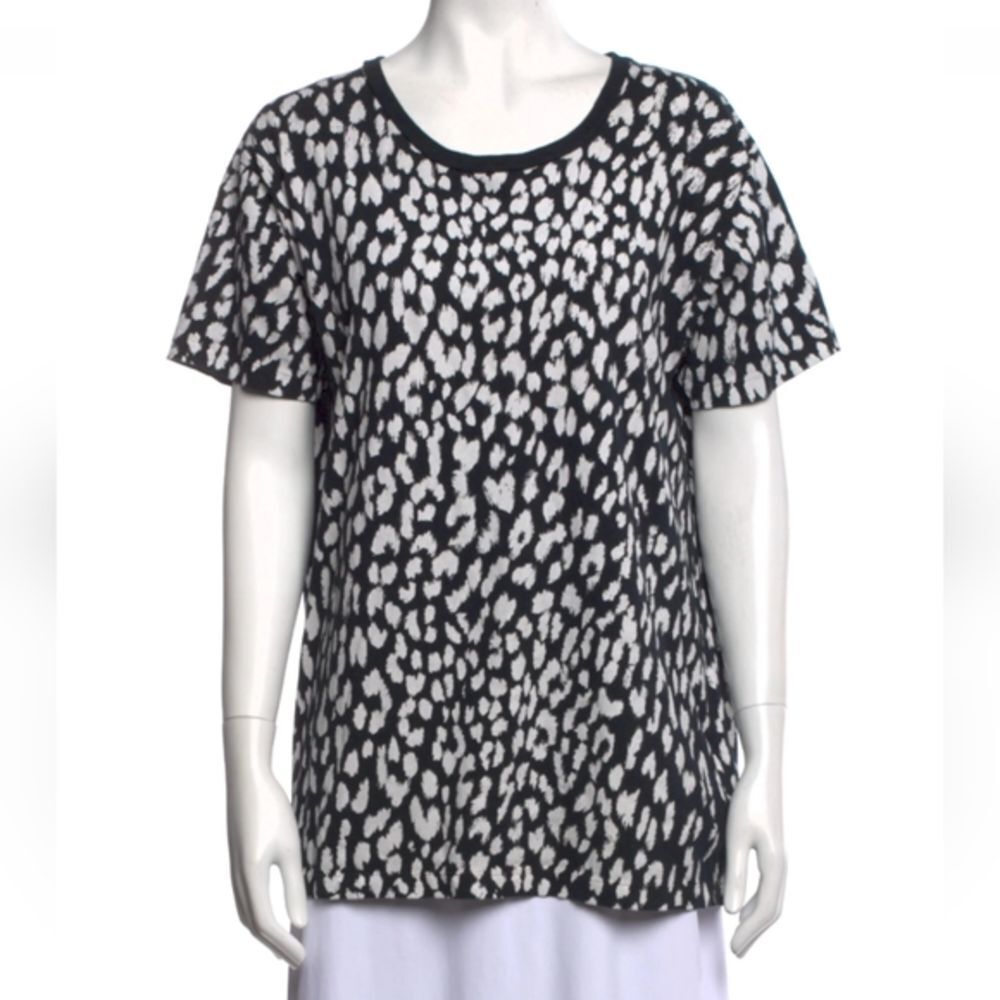 SAINT LAURENT Top YSL (2014) stampa leopardata