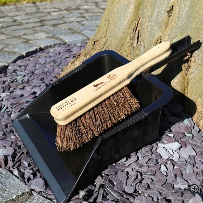 Charles Bentley Charnwood Dustpan & Bassine Hand Brush Set FSC® Certified