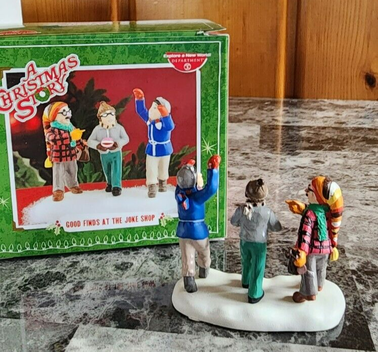 Department 56 A Christmas Story Village Good Finds At The Joke Shop eBay