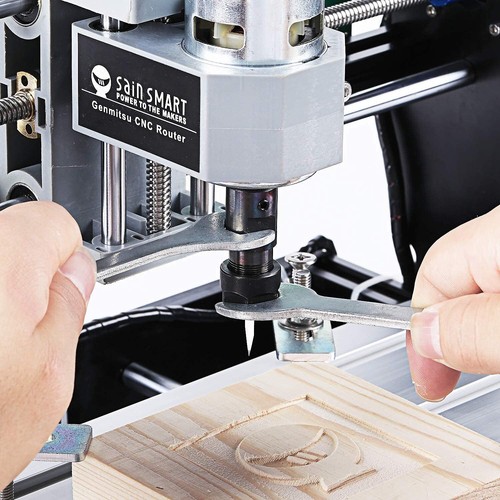 Genmitsu CNC 3018-PRO Router Kit GRBL Control 3 Axis Plastic Acrylic PCB PVC Woo - Picture 4 of 5