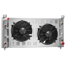 3-row Aluminum Radiatorshroud Fan Fit 2001-2002 Chevy Gmc Sierra 25003500. 3-row Aluminum Radiatorshroud Fan Fit 2001-2002 Chevy Gmc Sierra 25003500.