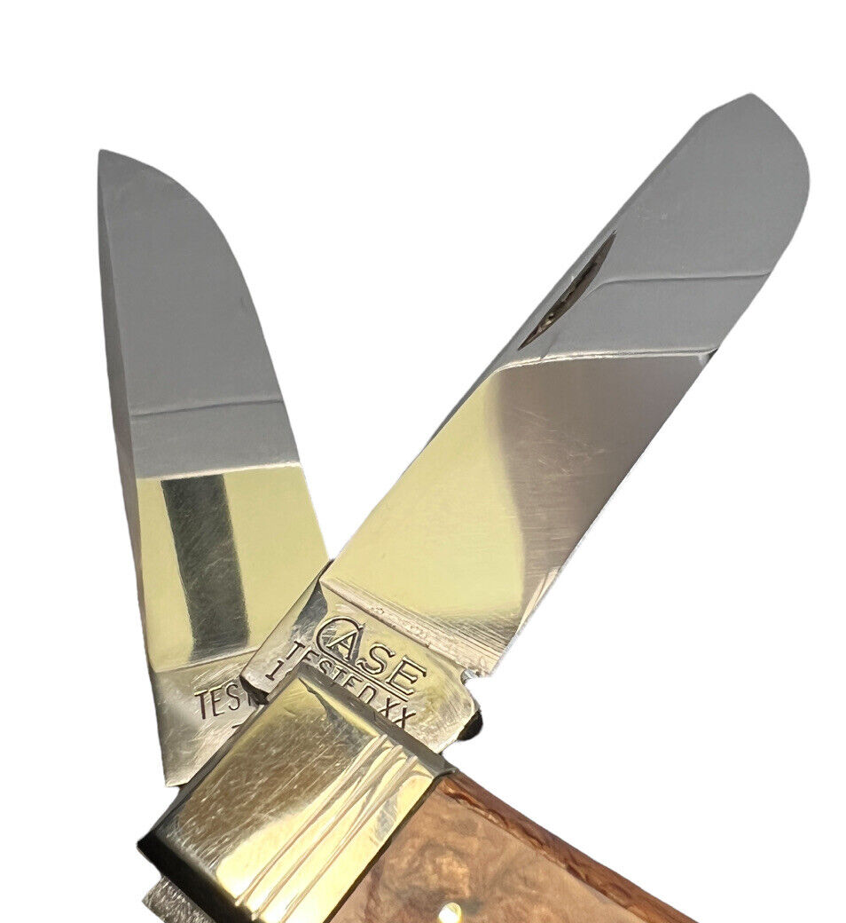 Pocketknife Case 7223 1993 Trapper *Burlwood* Acrylic 250 Pocketknife Case 7223 1993 Trapper *Burlwood* Acrylic 250