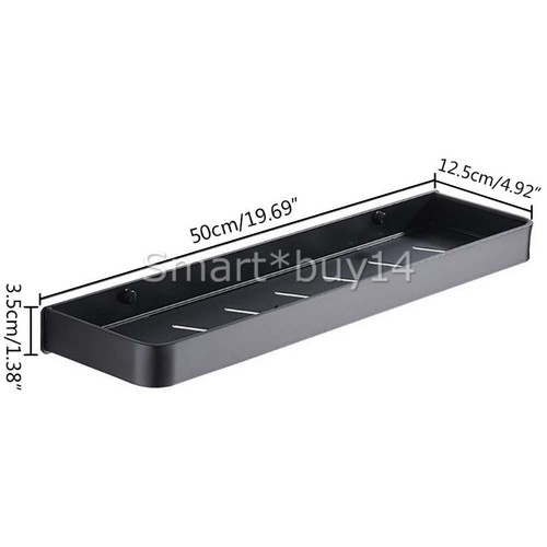 Kitchen Bathroom Shower Shelf Storage Caddy Aluminium Wall Mounted Rack AUS - Picture 8 of 8