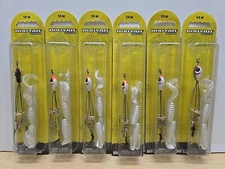 6 Booyah Bait Boo Teaser Rig Striper Bass 1/4 1/4oz Umbrella Twister Pike H