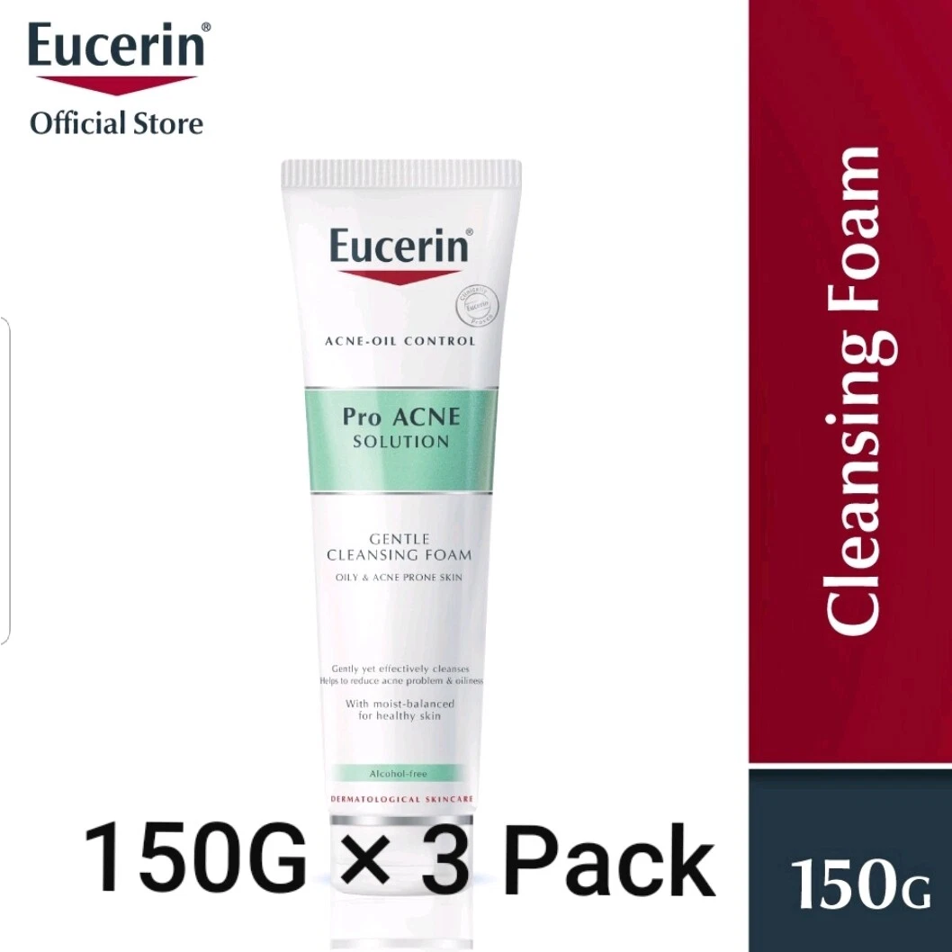 EUCERIN Pro Acne Cleansing Foam 150G 3 Pack