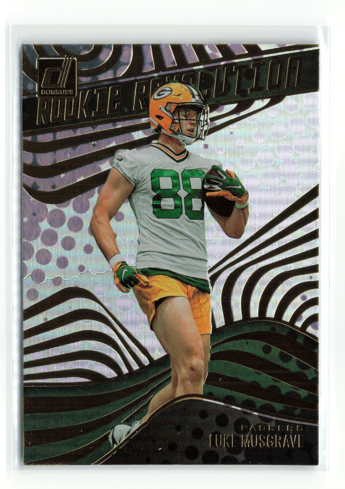 LUKE MUSGRAVE #RR-32 2023 PANINI DONRUSS PACKERS ROOKIE REVOLUTION