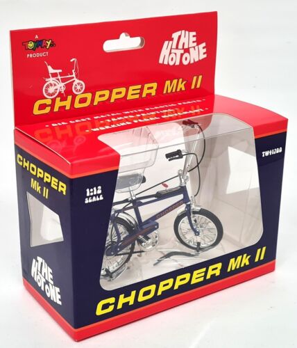 Toyway 1/12 - Chopper MK2 Model Bicycle Purple Retro 70's Bike The Hot One - Picture 2 of 8