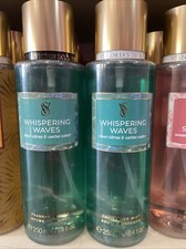 2 VICTORIA'S SECRET WHISPERING WAVES FRAGRANCE MIST 8.4 FL OZ