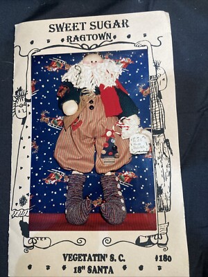 SWEET SUGAR RAGTOWN #180 Vegetatin  S.C. 18  Santa Pattern