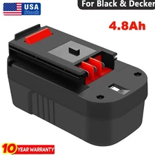 HPB18 HPB18-OPE 244760-00 18-VOLT 4.8AH NI-MH BATTERY FOR BLACK AND DECKER US