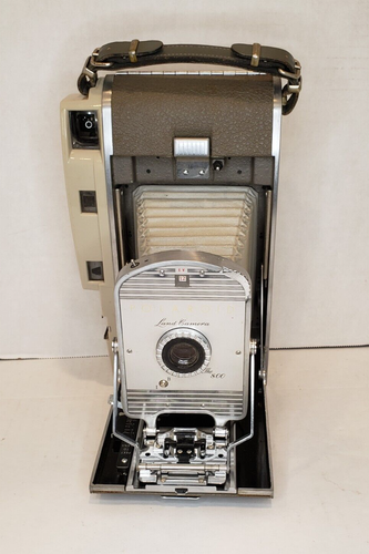 Custodia vintage Polaroid land camera modello 800 e luce angolare inclusi. Non testato. - Foto 5 di 18