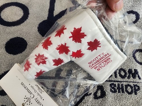 Scotty Cameron Maple Leaf Canada Putter Headcover Golf Head cover⛳⛳⛳NEW