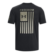 Under Armour 1377056 Men's UA Freedom Flag Gradient T-Shirt, Black, Small