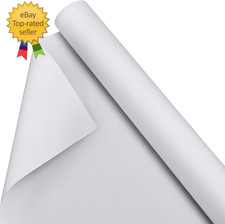 12 Inch X 30 Feet Double Primed Cotton Canvas Roll, White