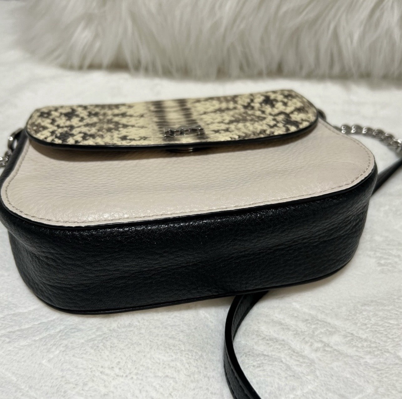 Michael Kors Leather and Python Effect Crossbody … - image 9