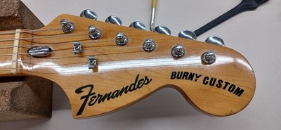 FERNANDES FST-70 Black Made in Japan ST Type Solid Body Electric