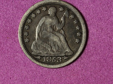 1853- Seated Liberty Half Dime #P36106