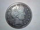 1900-S  BARBER HALF DOLLAR SOME LETTERS SHOW IN LIBERTY