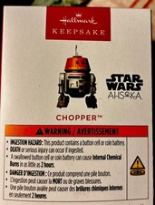 Hallmark 2025 Star Wars  Ahsoka Chopper Droid Magic Ornament - Sound
