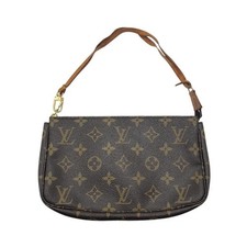 LOUIS VUITTON Pochette Accessoires M51980 Brown Monogram from Japan #3357
