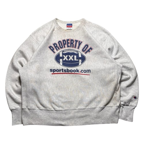 Vintage Champion Reverse Weave Sweatshirt Promo XL Flaws Sportsbook
