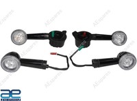 Schwarzes Led-Anzeigeset FüR Royal Enfield New Classic Reborn New Bullet 350 Aes