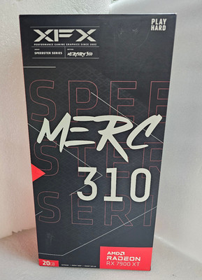 XFX Speedster MERC310 AMD Radeon RX 7900 XT Gaming Graphics Card with 20GB GDDR6