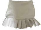 ZARA WOMENS SCUBA WHITE SHORT MINI PLEATED BOTTOM SKIRT XS 🌸 — photo 2