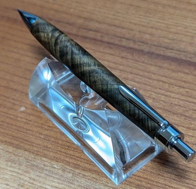 444 Superb Siamese Rosewood Shea Mace Micro Curly Wooden Shaft Mechanical Pencil