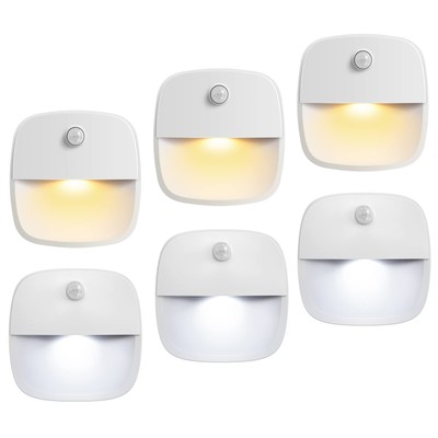 AMIR Motion Sensor Light, Cordless Battery Powered LED Night Light, Wall Ligh...