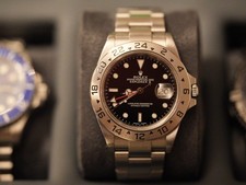 Rolex Explorer II 16570 Silver Oyster Bracelet with Silver Bezel - Authenticated