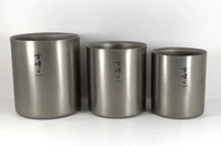 Snow Peak Stacking Mug Seppou H200 H300 H450 Titanium 3-Piece Set Japan