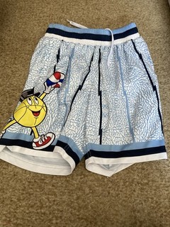 Gus Macker Marching light blue and white shorts Size Youth Large