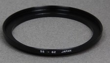 55-62mm 55mm Lens to 62mm Filter Thread Step-Up Adapter Ring