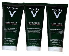 3 X VICHY Normaderm Phytoaction Deep Cleansing Gel Salicylic Acid Acne 6.7 Oz