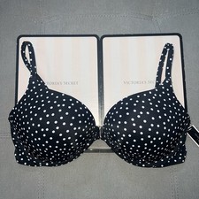 New Victoria  s Secret 38C Bombshell Miraculous Swim Push Up Bikini Add 2 Cup NWT