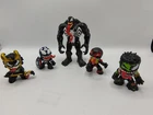 Funko Marvel Minis Venomized Lot Of 4 + Venom Figure Loki, Hulk, Deadpool, Capt.