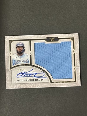 VLADIMIR GUERRERO JR. 2025 Topps Definitive Collection Patch Auto #ARC-VG #/50