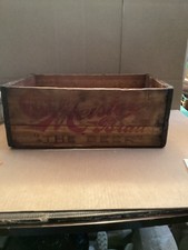 Vintage Wooden Beer Crate Meister Brau Peter Hand Brewing Chicago Illinois Box